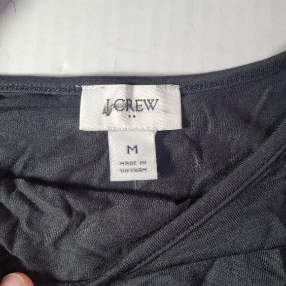 J.Crew Women Gray Viscose Blend Layering Spaghetti Strap Tank Top Size M - Picture 2 of 5